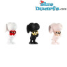 Set da 3 Snoopy con Cuore Cromato – Snoopy – Peanuts – Leblon Delienne – 12 × 9 cm