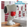 Snoopy mit verchromtem Herz – Snoopy – Peanuts – Leblon Delienne – 27 × 17 cm