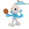 Hippe smurf - Plastic figuur - McDonald’s Happy Meal (2013) - 8 cm