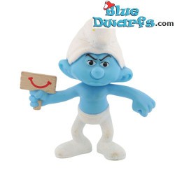 Puffo brontolone - Figura in plastica - McDonald’s Happy Meal (2013) - 8 cm