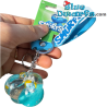 Schtroumpfette Porte-clés Liquide en Forme de Nuage 3D avec Dragonne & Figurine en Résine – Porte-clés Les Schtroumpfs – 5,5cm