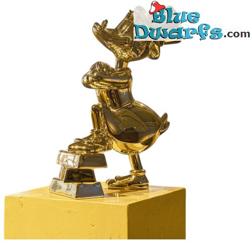 Scrooge McDuck - Chromed Gold - Mickey Mouse - DuckTales - LEBLON DELIENNE - 30 x 18.5 cm