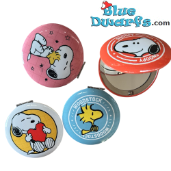 Specchio da Trucco Snoopy & Woodstock – Prodotto Snoopy – Peanuts – 7 x 6,5 cm