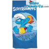 Strandlaken Brilsmurf – Sea and Smurfs – Aymax – 70 × 140 cm
