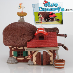 49025: Granja Nueva de Los pitufos  - New Style - 33x23x28cm
