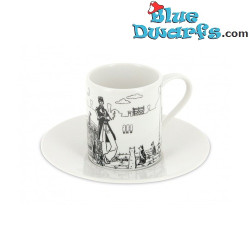 Set di due tazzine da espresso con piattini Corto Maltese a Venezia - Tintinimaginatio - 85 ml