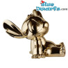 Stitch Figur - Verchromtes Gold - Lilo & Stitch - LEBLON DELIENNE - 25 x 26 cm
