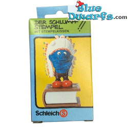 20020, 20031, 20144, 20062: Serie Timbri dei Puffi - 4 Puffi - Schleich - 5,5 cm