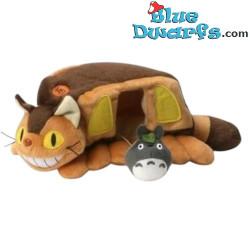 Catbus Huis met Totoro - Mijn Buur Totoro – Studio Ghibli – 24 cm