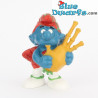 20105: Scot Smurf - Random Sock Colour - Schleich / Bully - 5,5 cm - Very Good Condition