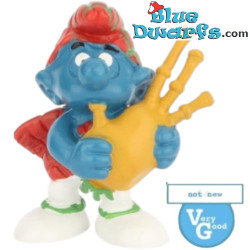 20105: Scot Smurf - Random Sock Colour - Schleich / Bully - 5,5 cm - Very Good Condition