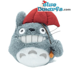 Totoro mit rotem Regenschirm Plüschtier - Mein Nachbar Totoro – Studio Ghibli – 15 cm