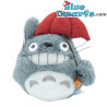 Peluche Totoro con ombrello rosso - Il mio vicino Totoro – Studio Ghibli – 15 cm