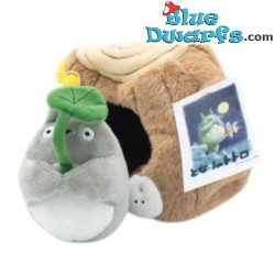 Peluche Totoro in un Tronco d’Albero – Il Mio Vicino Totoro – Studio Ghibli – 12 cm