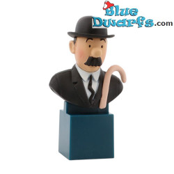 Piccolo busto di Dupont – Figura in plastica di Tintin – Moulinsart (2017) – 7,5 cm
