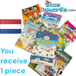 Vakantieboek de smurfen - Willekeurig gekozen - Zo goed als nieuw - Nederlandstalig -  70+ pagina's