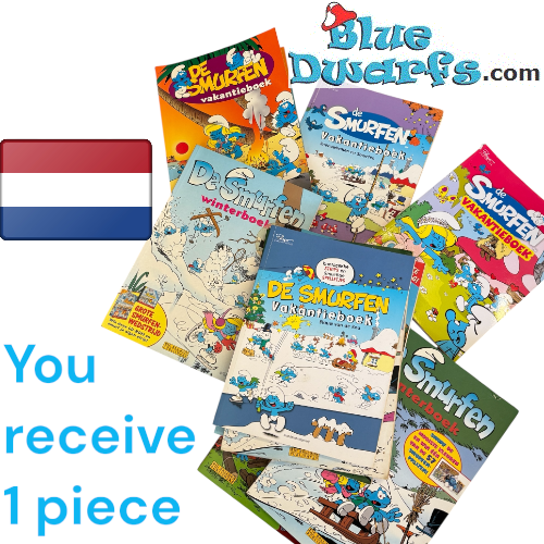 Smurfs activity book – randomly selected – like new – Dutch language – 70+ pages