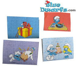 32 sobres – Hazlo tú mismo – Los Pitufos – 4 diseños – 16 x 12 cm