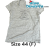 Camiseta Pitufina gris para mujer – Oliver – talla 44 (francesa)