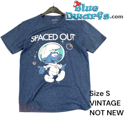 Camiseta de los Pitufos – Pitufo astronauta – no nuevo – talla S
