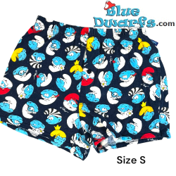 Pantalón de pijama – cabezas de los Pitufos – talla S – adultos