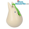 Rundliche Totoro-Figur mit Blatt - Mein Nachbar Totoro – Studio Ghibli – 5 x 3 cm