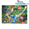 Los Pitufos – Rompecabezas – El Dragón Mascota, Gargamel y los Pitufos – Dodo Toys – 60 piezas – 32 x 23 cm