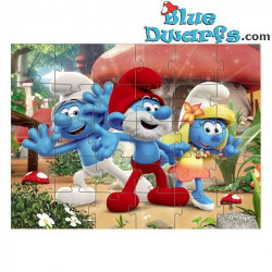 The Smurfs Puzzle - Hi Everyone!! - Dodo Toys - 30 Pieces - 27 x 20 cm