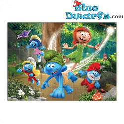 Les Schtroumpfs – Puzzle – Princesse Feuille et les Schtroumpfs – Dodo Toys – 60 pièces – 32 x 23 cm