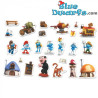 The Smurfs Magnetic Playset with Tablet - Dodo Toys - 24 Pieces - 30 x 20 cm