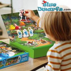 Los Pitufos Set de juego magnético con tablero - Dodo Toys - 24 piezas - 30 x 20 cm