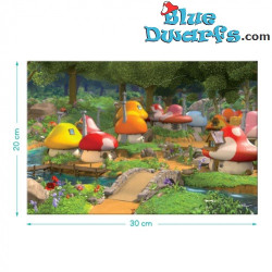 The Smurfs Magnetic Playset with Tablet - Dodo Toys - 24 Pieces - 30 x 20 cm