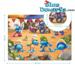 The Smurfs Giant Floor Puzzle - Smurfs Music Band - Dodo Toys - 40 Pieces - 64 x 46 cm