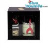 Moon Rocket Tintin Metal Box Set - 2 Espresso Cups & Organic Coffee - Tintinimaginatio - 220 g