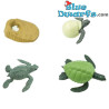 Il ciclo di vita della tartaruga marina – da uovo a tartaruga – gioco educativo – 4 figure – 12 cm