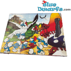 Smurfenpuzzel - De ooievaar en de fluit - niet nieuw / vintage - 63 stukjes