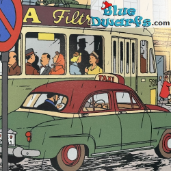 Simca Aronde - The green-red Taxi car of Geneva - Tintin Car -1954 -  N°29 - 1/24 - 19 cm