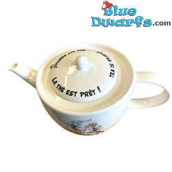 Astérix y Obélix – Tetera de porcelana – “El té está listo” – Konitz – 1400 ml