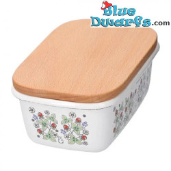 Enamel butter dish with wooden lid for Viennese pastries - My Neighbor Totoro – Studio Ghibli – 500 ML