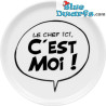 Assiette en porcelaine Astérix et Obélix - « Le chef ici c’est moi » – Könitz – 20 cm