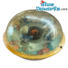 Smurfs plastic globe – rotating – campfire scene – visible signs of use – vintage item
