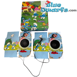 Pitufos – altavoces DIY – marca: Bossini – tema Pascua