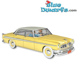 El coche Chrysler Taxi amarillo de los secuestradores - Coche de Tintín N°39 - 1/24 - 26 cm