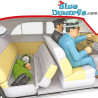 El coche Chrysler Taxi amarillo de los secuestradores - Coche de Tintín N°39 - 1/24 - 26 cm