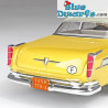 Das gelbe Taxi Chrysler Auto der Entführer - Tim und Struppi Auto N°39 - 1/24 - 26 cm