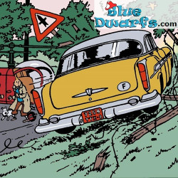 The yellow Taxi Chrysler car of the kidnappers - Tintin Car N°39 - 1/24 - 26 cm