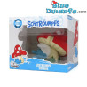PRE-ORDER: Lazy Smurf under Mushroom - The Smurf´s moneybox in box - Plastoy - 2026 - 16 cm