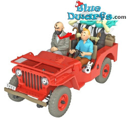 De Woestijnjeep Willys - Kuifje Auto - Schaal 1/24 - Nr. 47