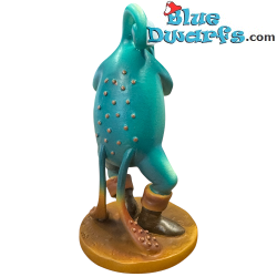 Fluitspeler blauw - Jeroen Bosch Collectie Beeldje - Parastone - 10 cm