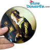 4 Coasters featuring famous Johannes Vermeer Paintings – Johannes Vermeer Collection - Parastone – 10 cm